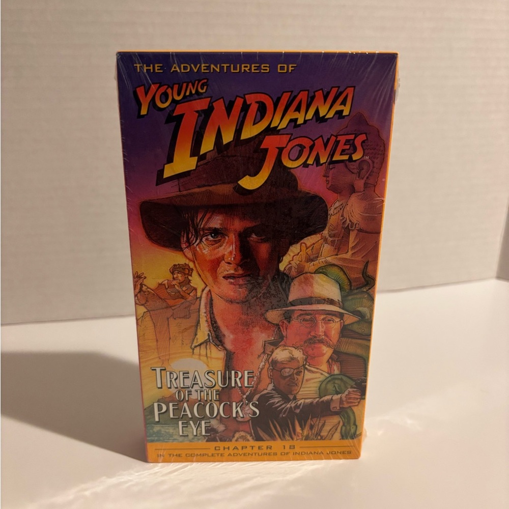 Young Indiana Jones VHS - Treasure of the Peacock's Eye.  New and Sealed